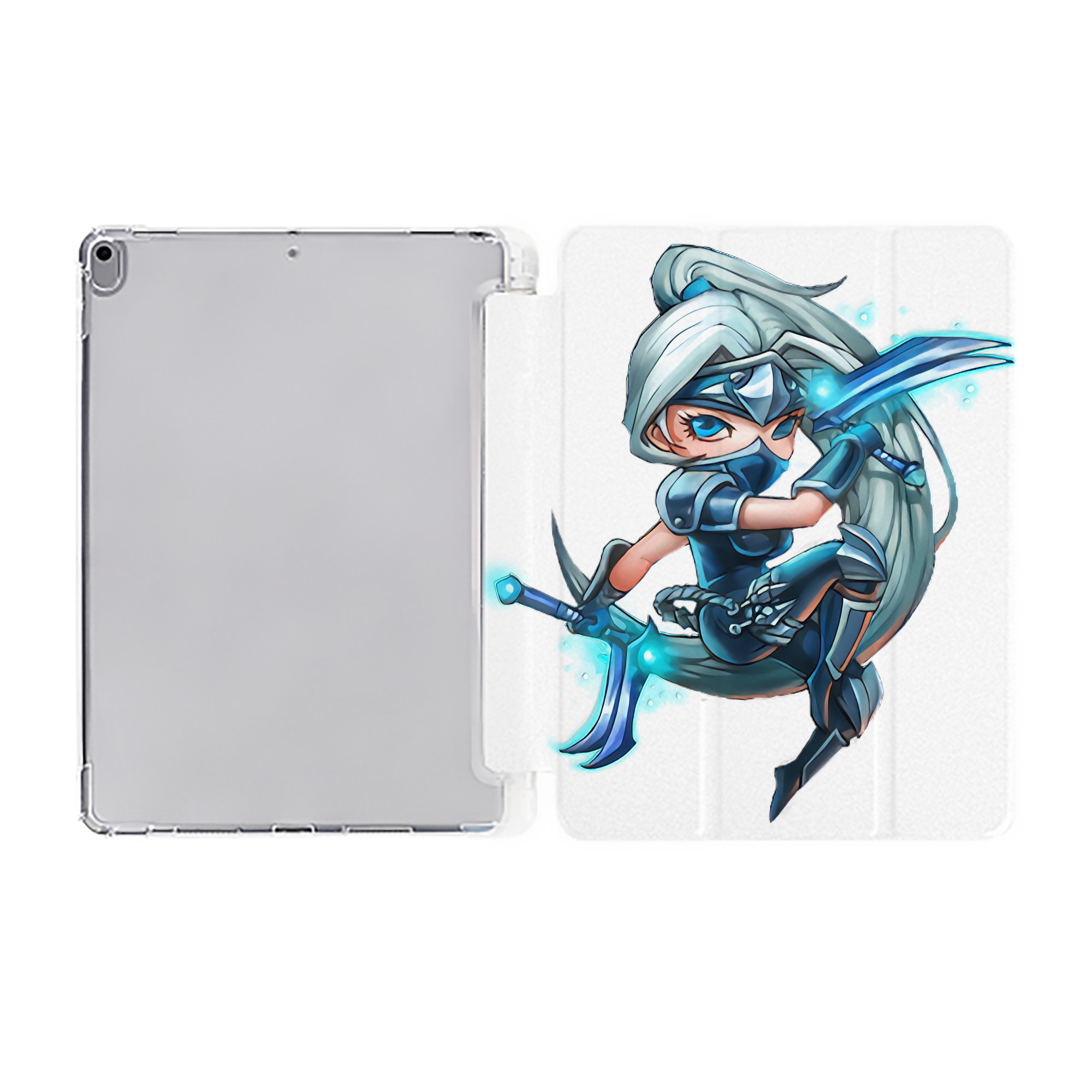 （画像用） リーグ・オブ・レジェンド League of Legends LOL IPad ケース ペン収納付き 三つ折りスタンド PUレザー×シリコン 対応機種9.5/10.5/10.9インチ